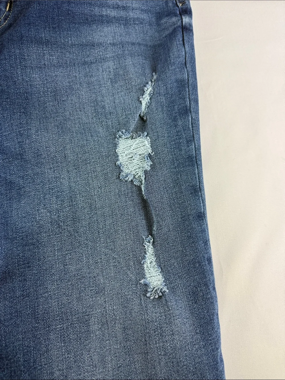 Edgely High Rise Relaxed Straight Jeans Sustainable Stretch Denim Size 10 - Picture 5 of 9